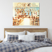 Toile Copie d'une peinture murale de Bonampak (Insitu(Chambre))