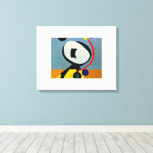 Toile Copie originale signée : "Simple Heart" (Insitu (Plancher de Bois))