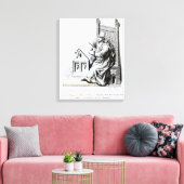 Toile Copiste écrivant sur une feuille de vellum (Insitu(Salon))