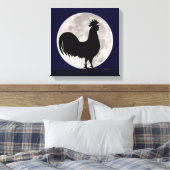 Toile Coq au clair de lune (Insitu(Chambre))