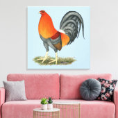 Toile Coq bleu rouge Gamecock (Insitu(Salon))