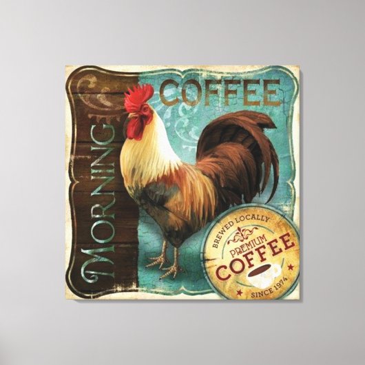 Toile Coq de café (Recto)