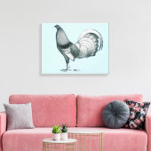 Toile coq de combat Crele ou Dom (Insitu(Salon))