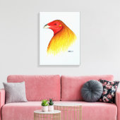 Toile Coq de Combat Ébarbé (Insitu(Salon))