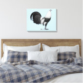 Toile Coq de combat gris à ailes de canard (Insitu(Chambre))