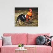 Toile Coq/Gaulois/Rooster (Insitu(Salon))