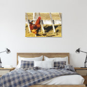 Toile Coq Rhode Island Red (Insitu(Chambre))