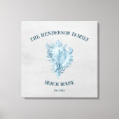 Toile Coque conique bleu (Recto)