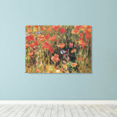 Toile Coquelicots par Robert Vonnoh, Impressionnisme Vin (Insitu (Plancher de Bois))
