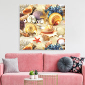Toile Coques de mer sur la plage (Insitu(Salon))