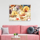 Toile Coques de mer sur la plage (Insitu(Salon))