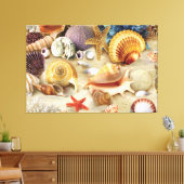 Toile Coques de mer sur la plage (Insitu(Salon))