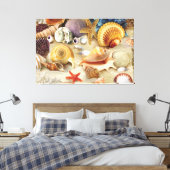 Toile Coques de mer sur la plage (Insitu(Chambre))