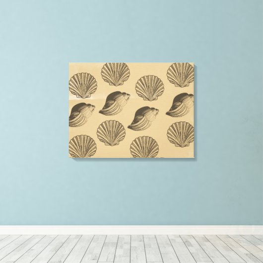 Toile Coques de pêche (Insitu (Plancher de Bois))