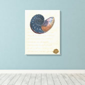 Toile Coquillage romantique (Insitu (Plancher de Bois))