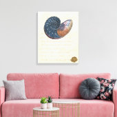 Toile Coquillage romantique (Insitu(Salon))
