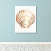 Toile Coquillage rose et crème (Insitu (Plancher de Bois))