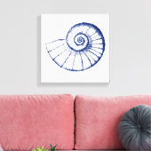 Toile Coquille marine minimaliste de Nautilus (Insitu(Salon))