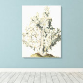 Toile Corail d'aquarelle antique (Insitu (Plancher de Bois))