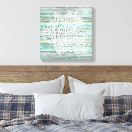 Toile Corail rustique Décor Côtier (Insitu(Chambre))