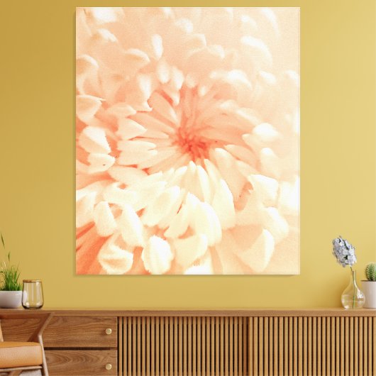 Toile Coral Chrysanthemum (Insitu(Salon))