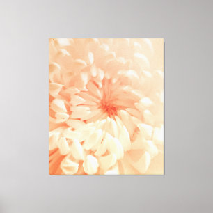Toile Coral Chrysanthemum