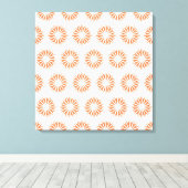 Toile Coral Modern Sunburts (Insitu (Plancher de Bois))