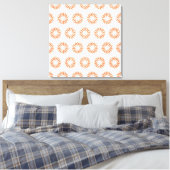 Toile Coral Modern Sunburts (Insitu(Chambre))