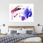 Toile Coral Reef Stretched Canvas Print (Insitu(Chambre))