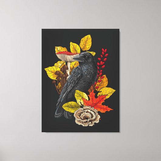 Toile Corbeau d'automne 2 (Recto)