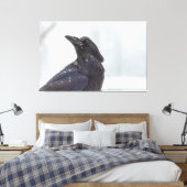 Toile Corbeau en neige (Insitu(Chambre))