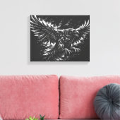 Toile Corbeau gothique – par BurnsInHell (Insitu(Salon))