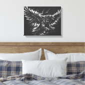 Toile Corbeau gothique – par BurnsInHell (Insitu(Chambre))