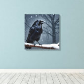 Toile Corbeau noir foncé (Insitu (Plancher de Bois))