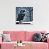Toile Corbeau noir foncé (Insitu(Salon))