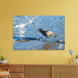 Toile Corbeau sur la baie de la mutinerie