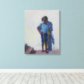 Toile Corde jaune 2014 (Insitu (Plancher de Bois))