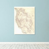 Toile Cordillères (Insitu (Plancher de Bois))