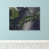 Toile Corée du Nord et Corée du Sud, (Insitu (Plancher de Bois))