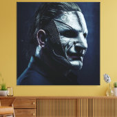 Toile Corey Taylor Alternate Mask Custom Frame (Insitu(Salon))