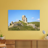 Toile Corfe Castle, Corfe, Dorset, Angleterre (Insitu(Salon))