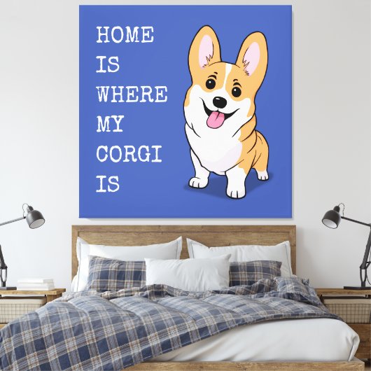 Toile Corgi (Insitu(Chambre))