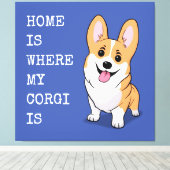 Toile Corgi (Insitu (Plancher de Bois))