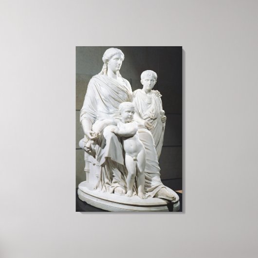 Toile Cornelia, mère des deux frères Gracchi (Recto)