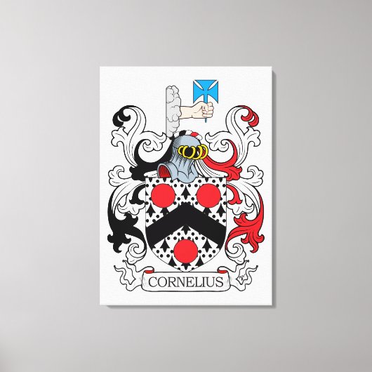 Toile Cornelius Family Crest (Recto)
