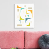 Toile Corners Modernes du milieu du siècle (Insitu(Salon))