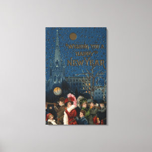 Toile Cornes soufflantes de foules