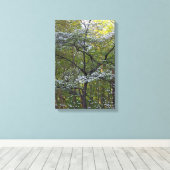 Toile Cornouiller à fleurs - Cornus florida (Insitu (Plancher de Bois))