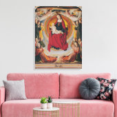 Toile Coronation de la Vierge, panneau central (Insitu(Salon))