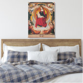 Toile Coronation de la Vierge, panneau central (Insitu(Chambre))